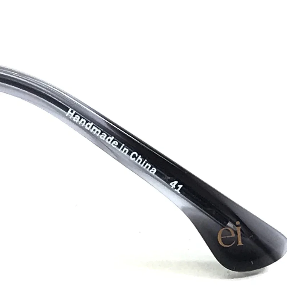 Elliott Ives Eyeglasses Frame FRINGE BK Black Square Half Rim Titanium 55-19-150